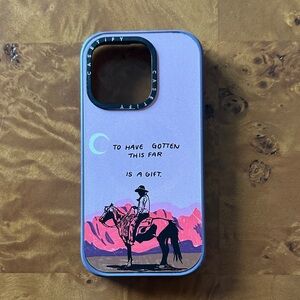Casetify Lavender Phone Case with Western Art